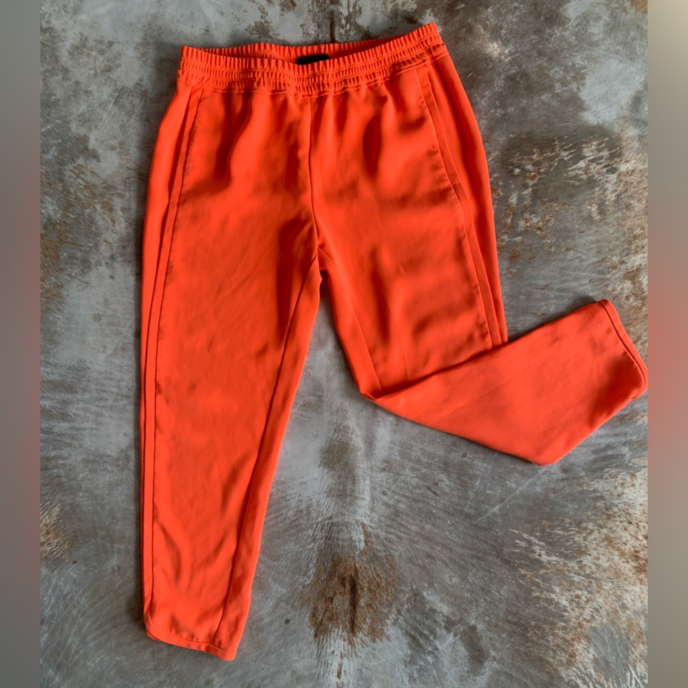 Bright Orange J.Crew Joggers